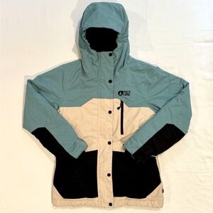 Picture Weeky Ski Jacket Girls 14 Snowboarding Hooded Winter Waterproof DWR Ski